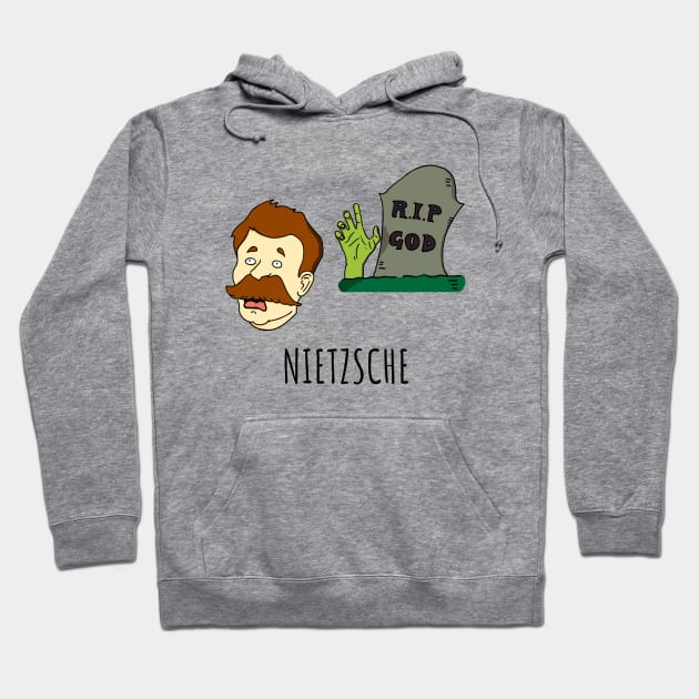 Friedrich Nietzsche Hoodie by unexaminedlife